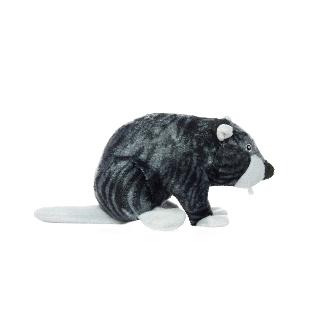 Mighty Jr Nature Beaver, Plush, Squeaky Dog Toy