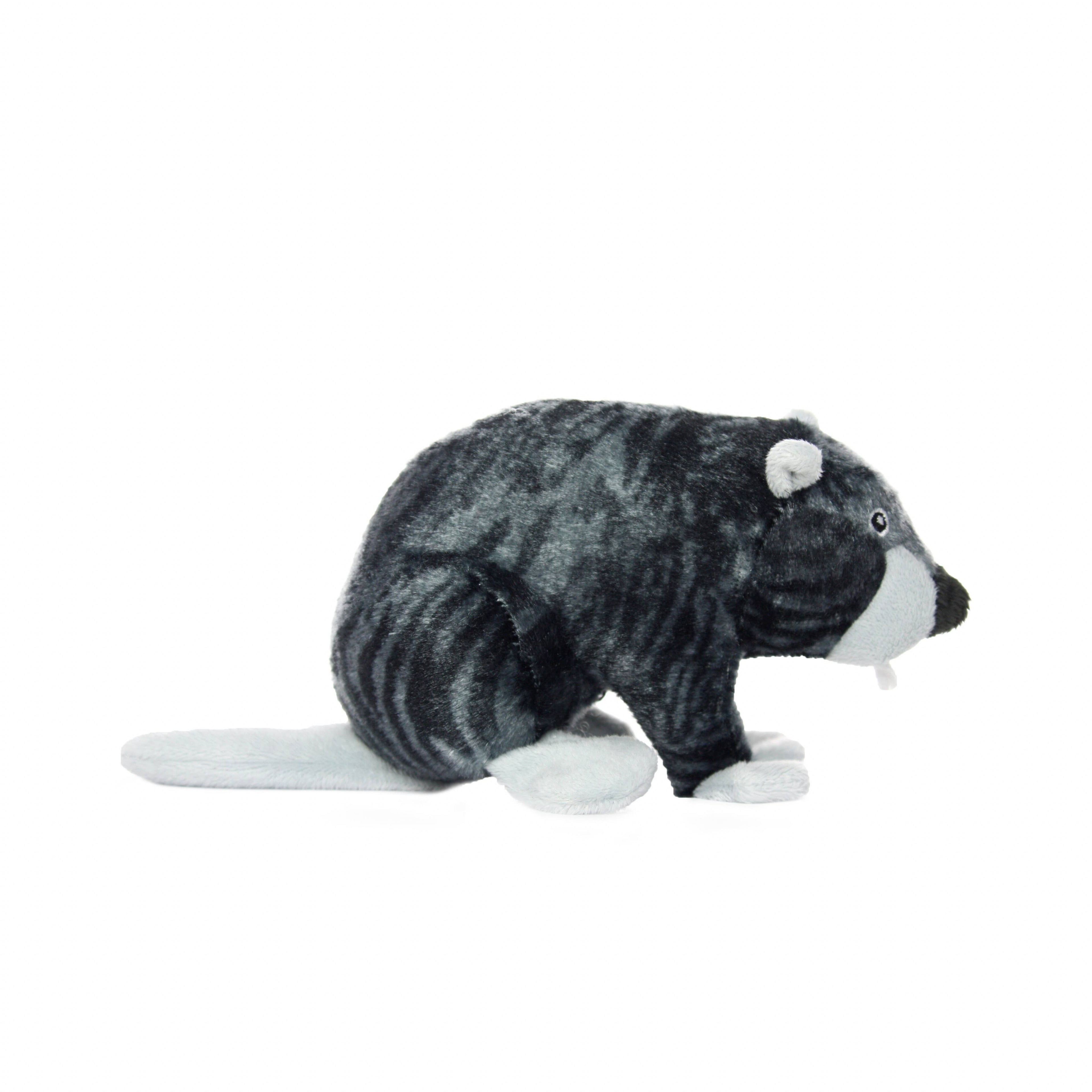 Mighty Jr Nature Beaver, Plush, Squeaky Dog Toy
