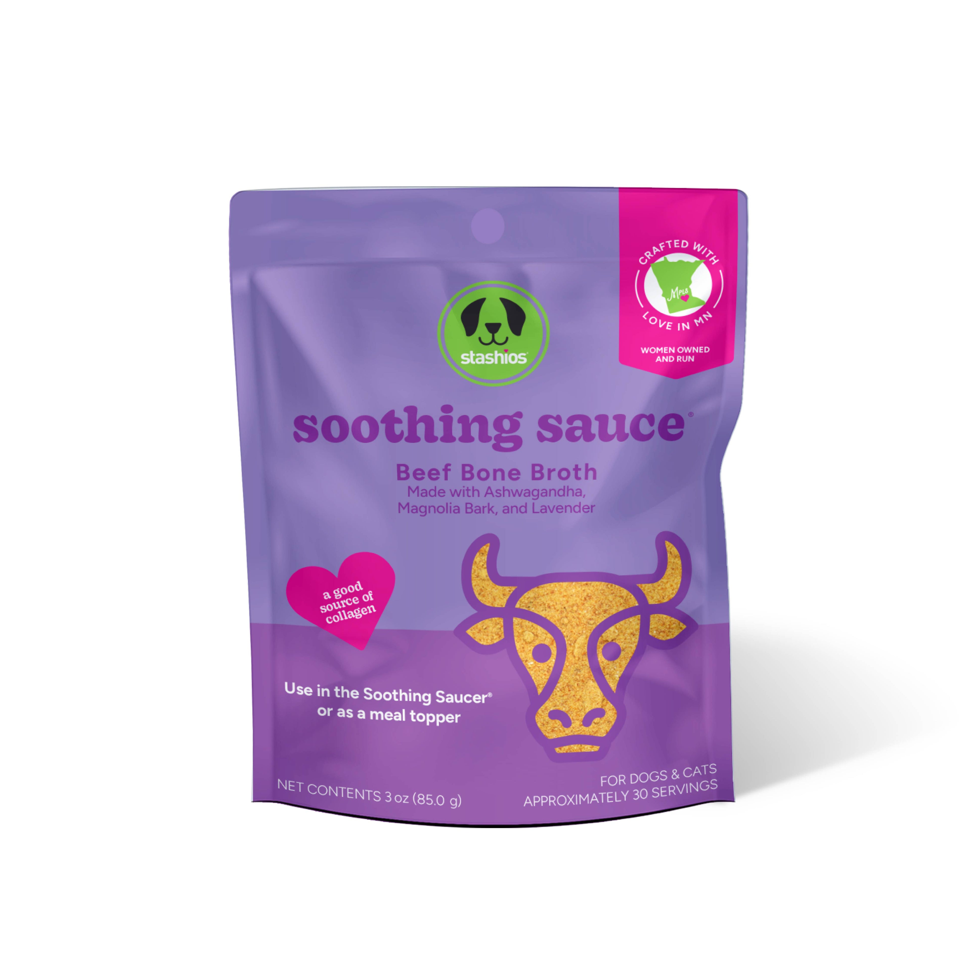 Soothing Sauce®, Beef/Calming, 3oz Bag
