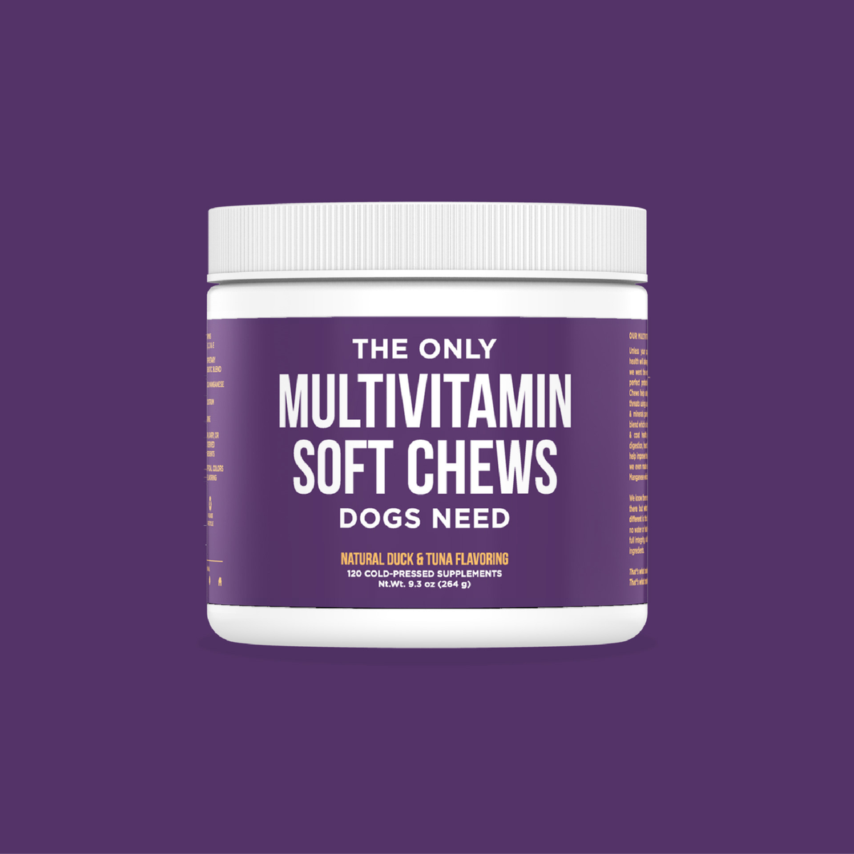 The Only Multivitamin Soft Chews Dogs Need: 12 count pouch