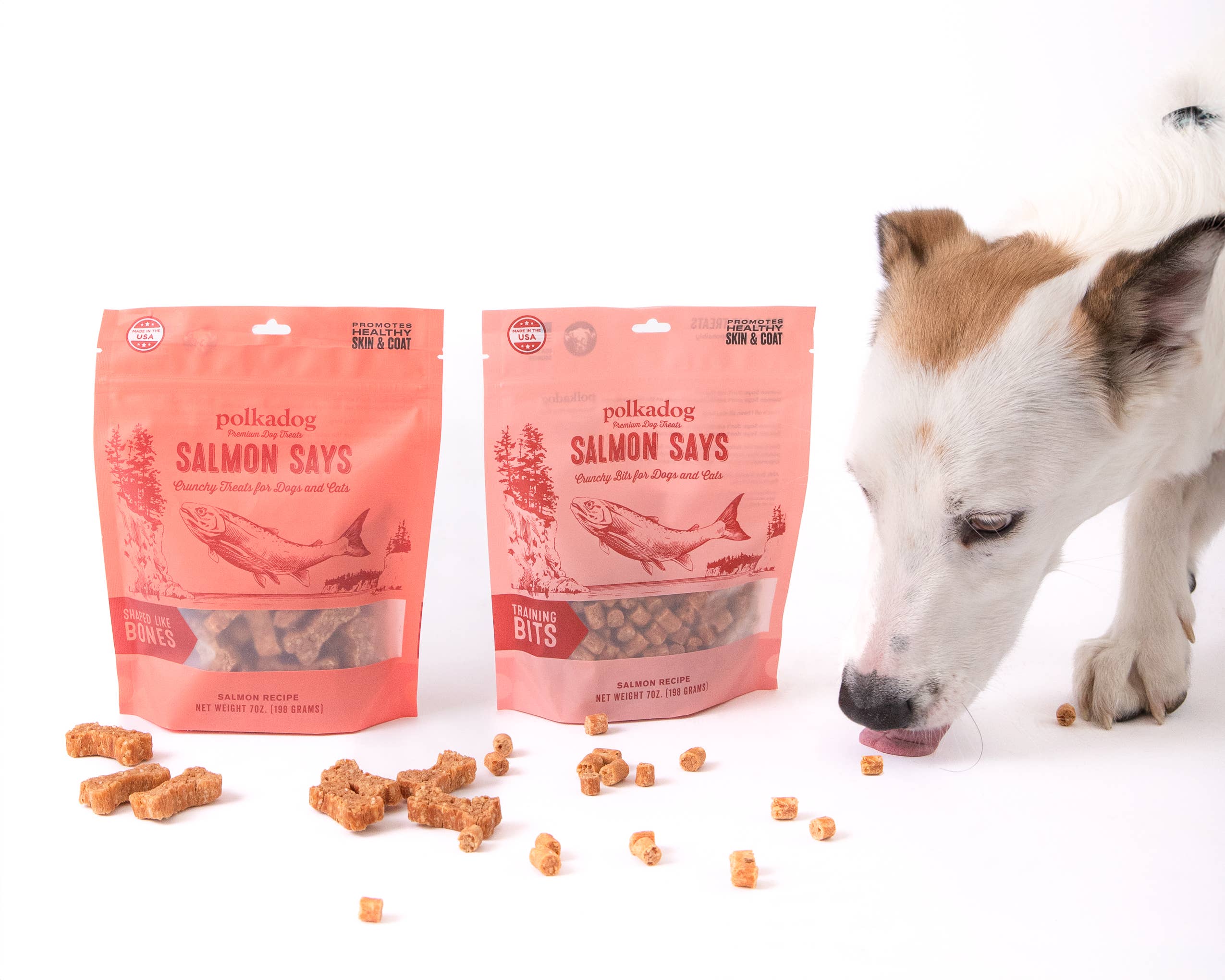 Salmon Says (Bone Shaped) - 7oz Bag