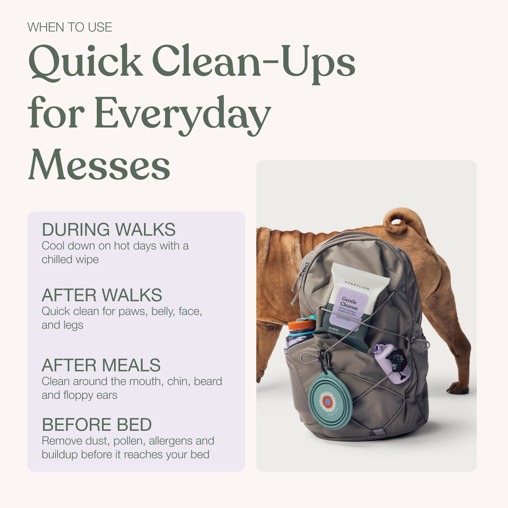 Gentle Cleanse Dog Wipes - 30 Wipes