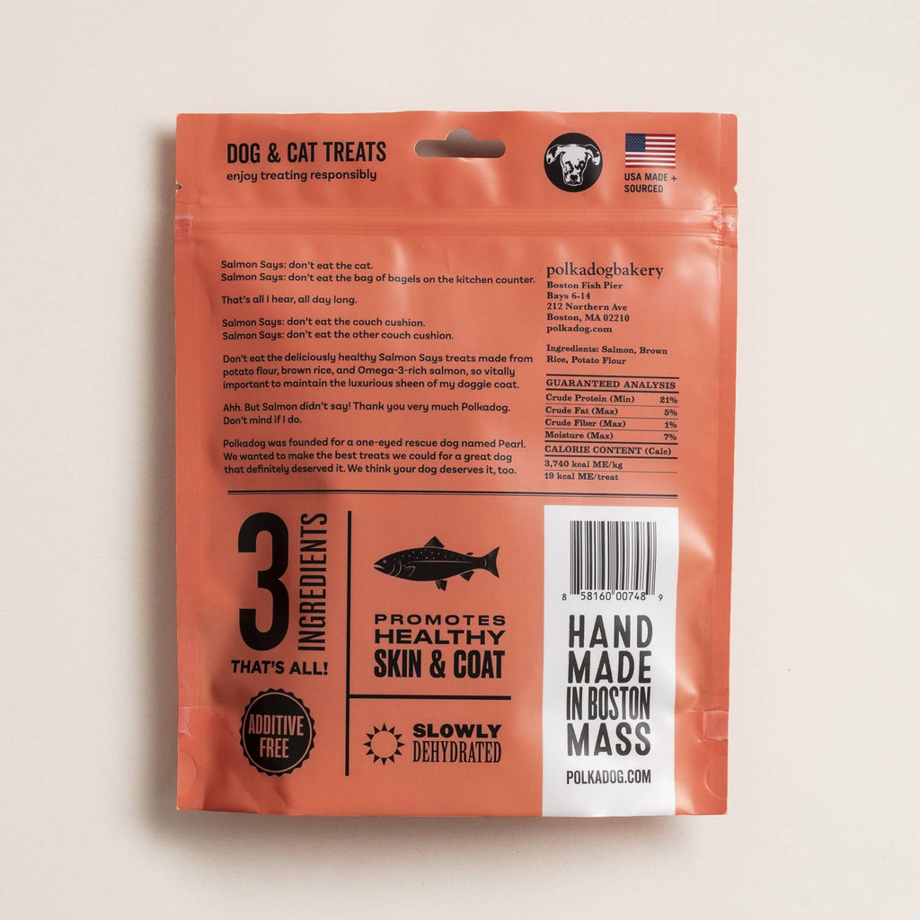 Salmon Says (Bone Shaped) - 7oz Bag