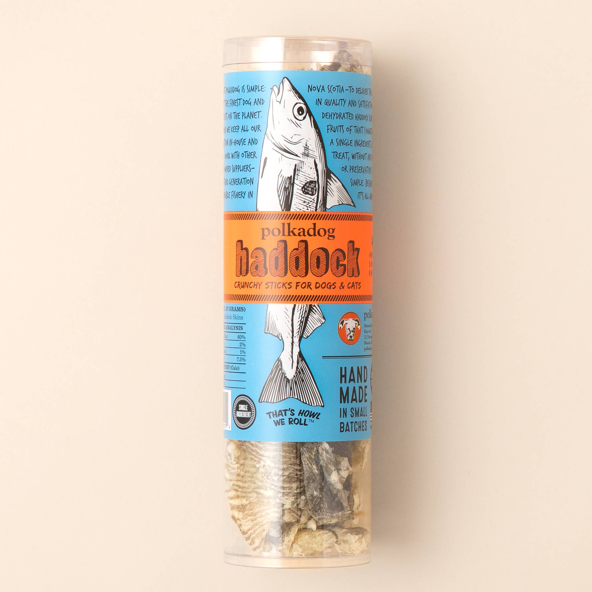 Haddock Skin Jerky - 2oz Tube