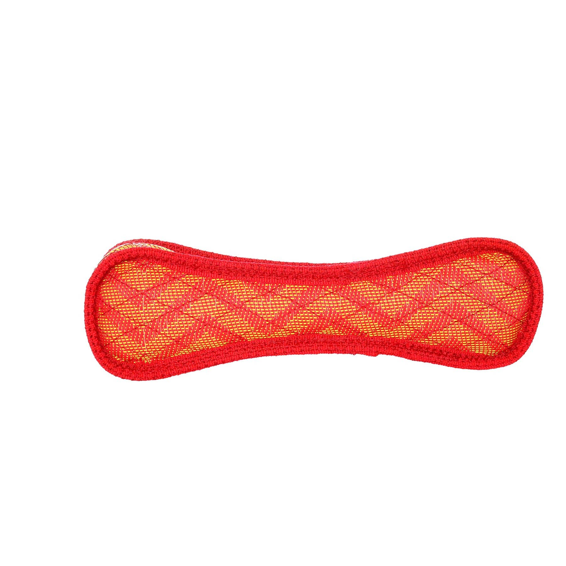 DuraForce Bone ZigZag - Red, Durable, Squeaky Dog Toy