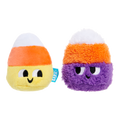 BARK Halloween Candy Corn Kids Plush Dog Toy 2pk