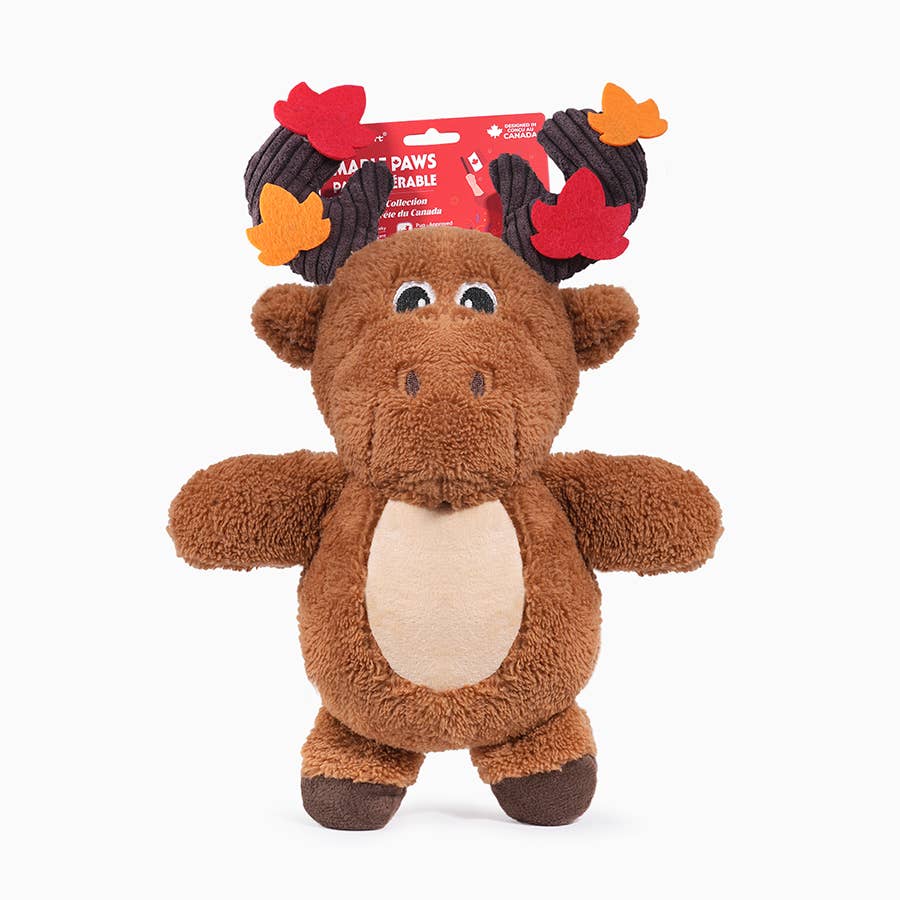 HugSmart Pet -  Maple Paws | Moose - Dog Plush Toy