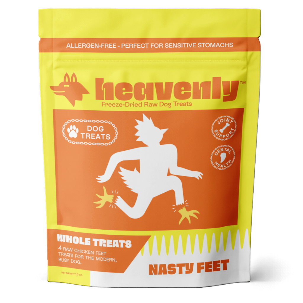 Heavenly Nasty Feet - Raw Chicken Feet - 4 Treats