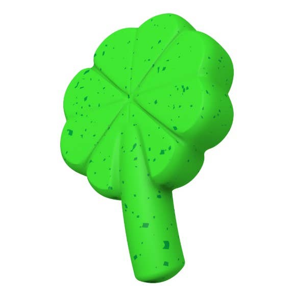 Super Chewer Fur Leaf Clover St. Patrick's Day Dog Toy