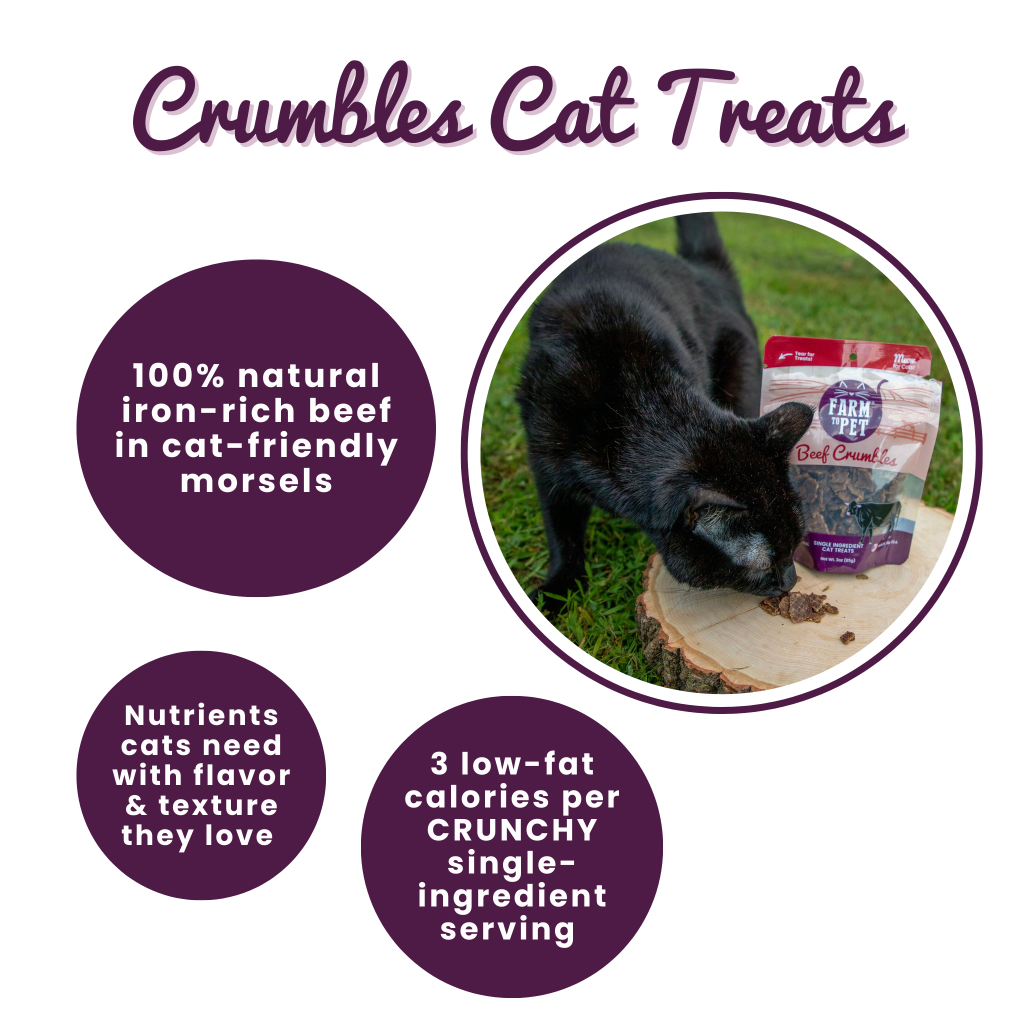 Beef Crumbles Cat Treats
