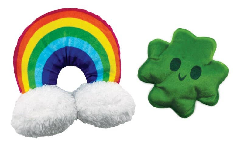 Puppy Charms St. Patrick's Day Plush Dog Toy