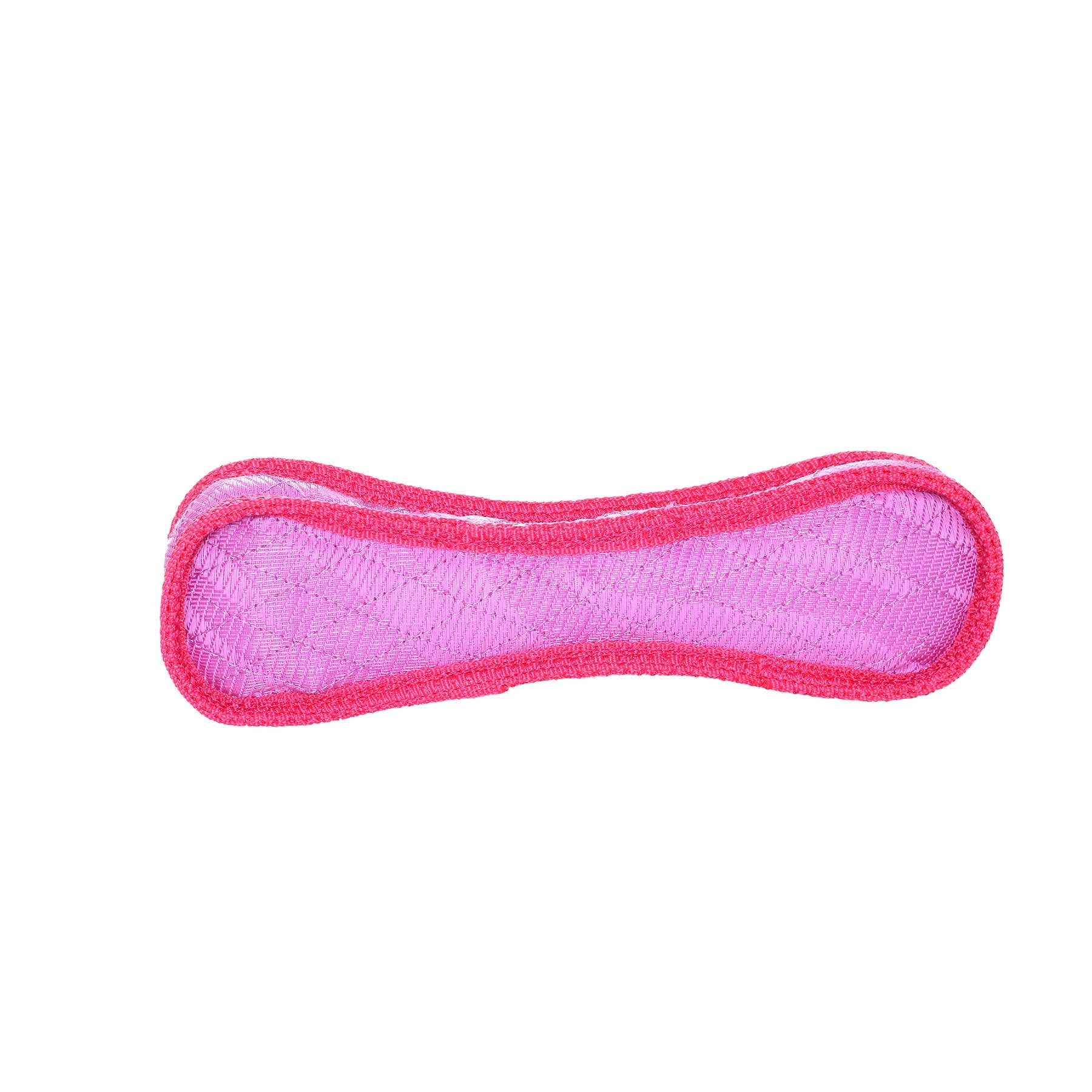 DuraForce Bone Tiger - Pink, Durable, Squeaky Dog Toy