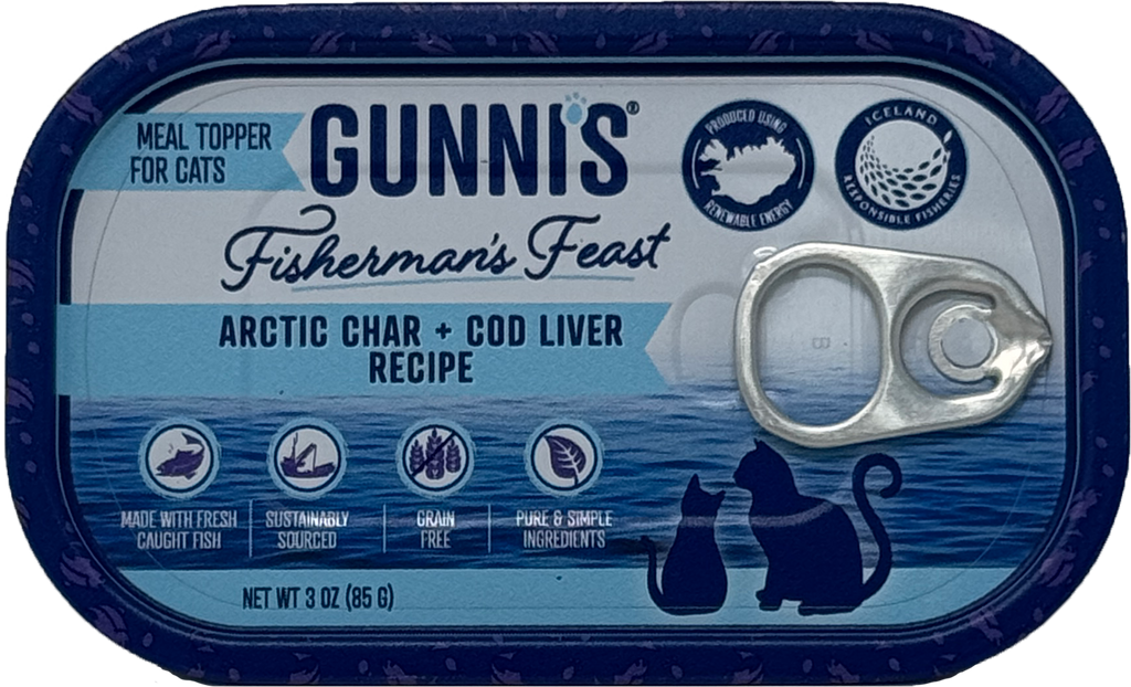 ARCTIC CHAR & COD LIVER RECIPE FOOD TOPPER FOR CATS