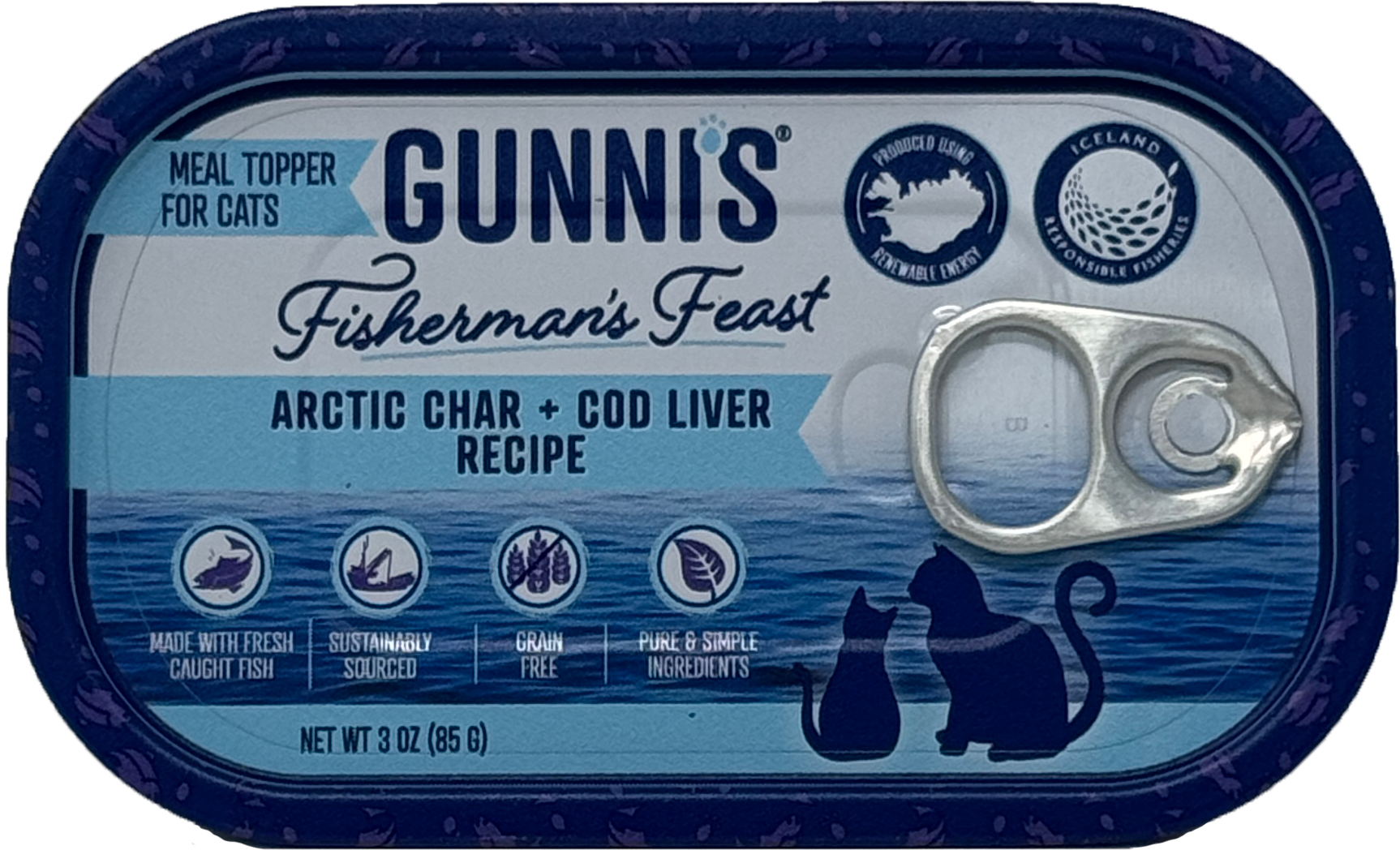 ARCTIC CHAR & COD LIVER RECIPE FOOD TOPPER FOR CATS