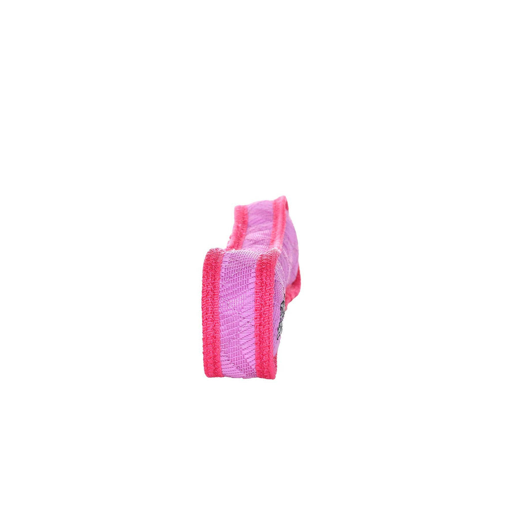 DuraForce Bone Tiger - Pink, Durable, Squeaky Dog Toy