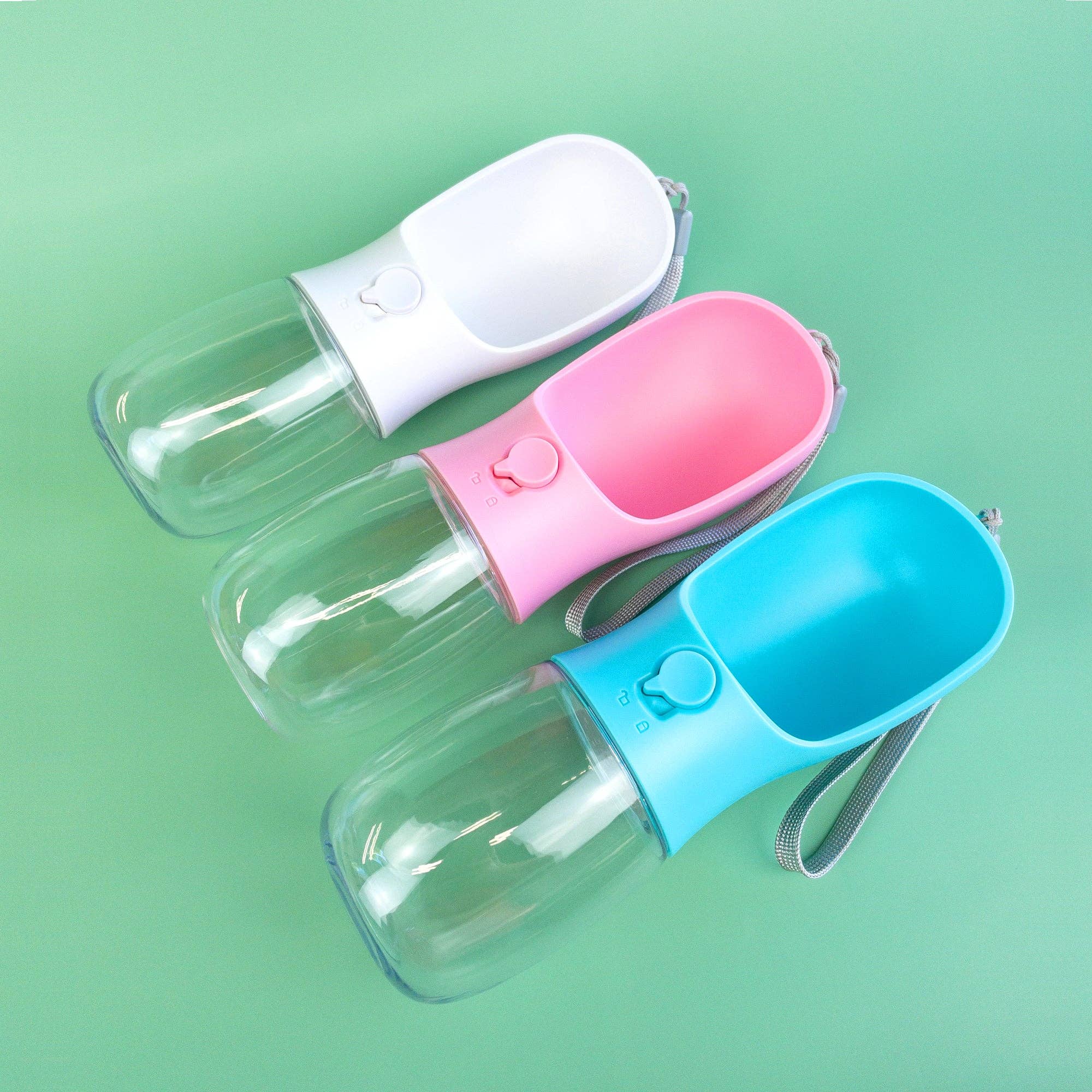 Pet Water Bottle: White
