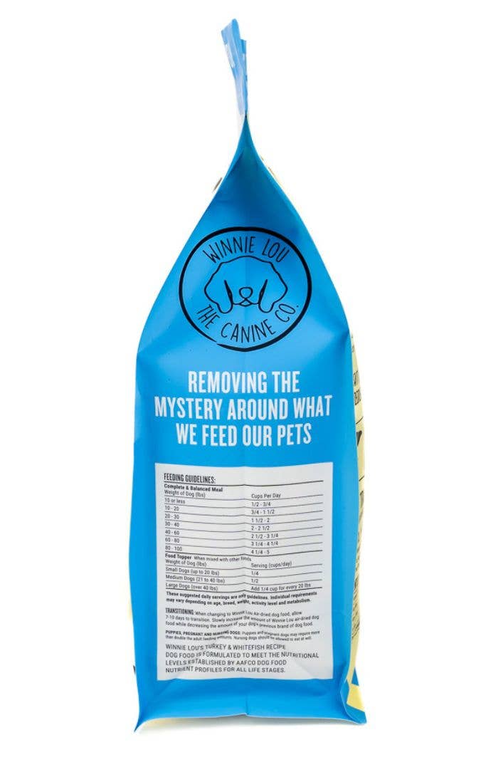 Air-Dried Dog Food - Turkey + Whitefish