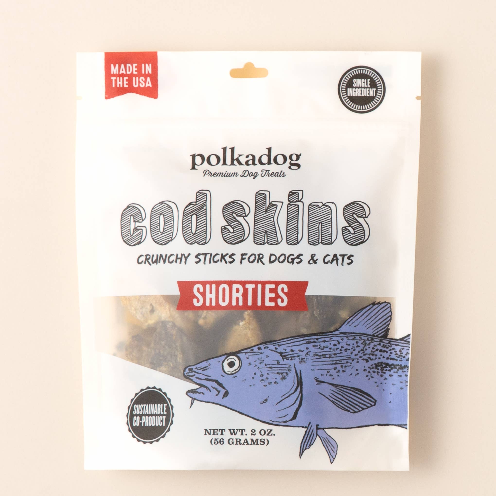 Cod Skin Shorties - 2oz Bag