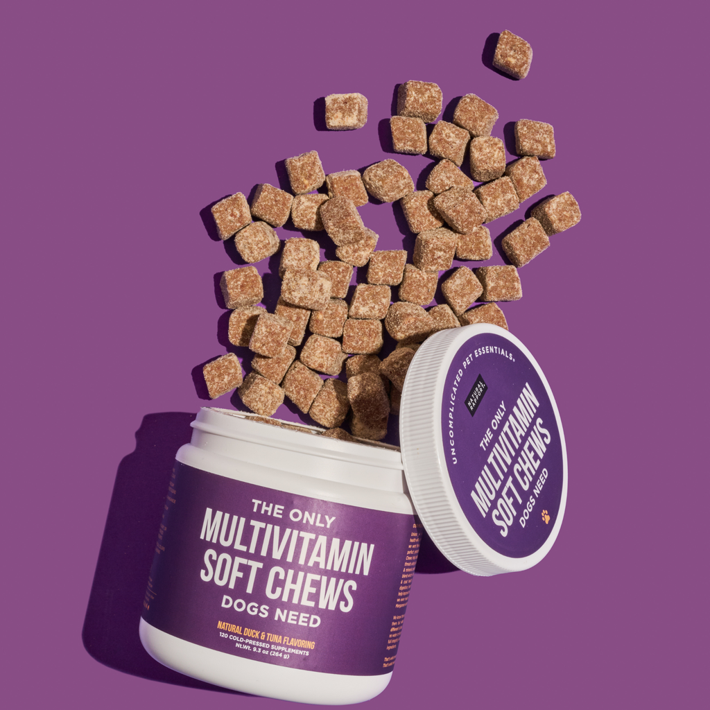 The Only Multivitamin Soft Chews Dogs Need: 12 count pouch
