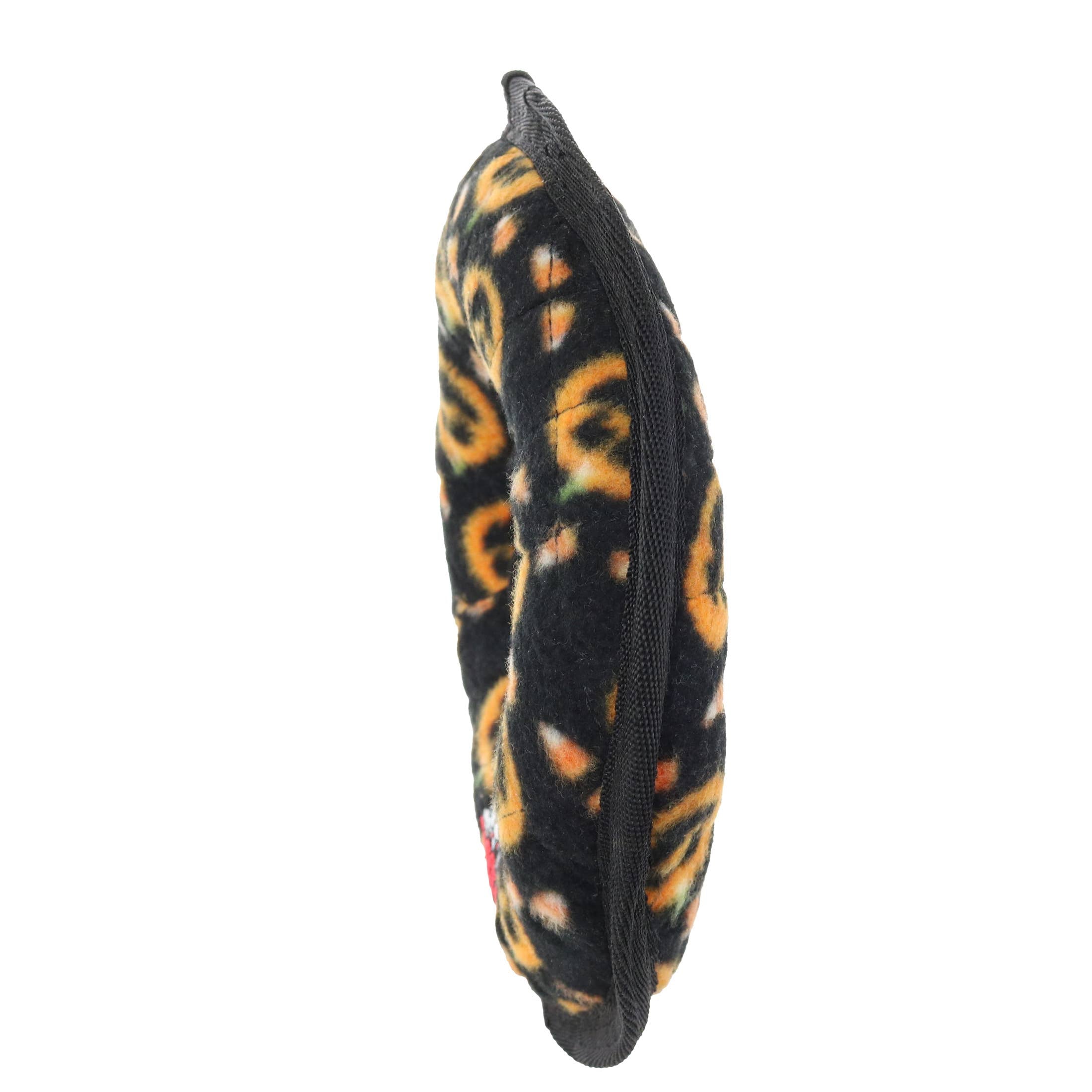 Tuffy Holiday Medium Ring Pumpkin, Durable Squeaky Dog Toy