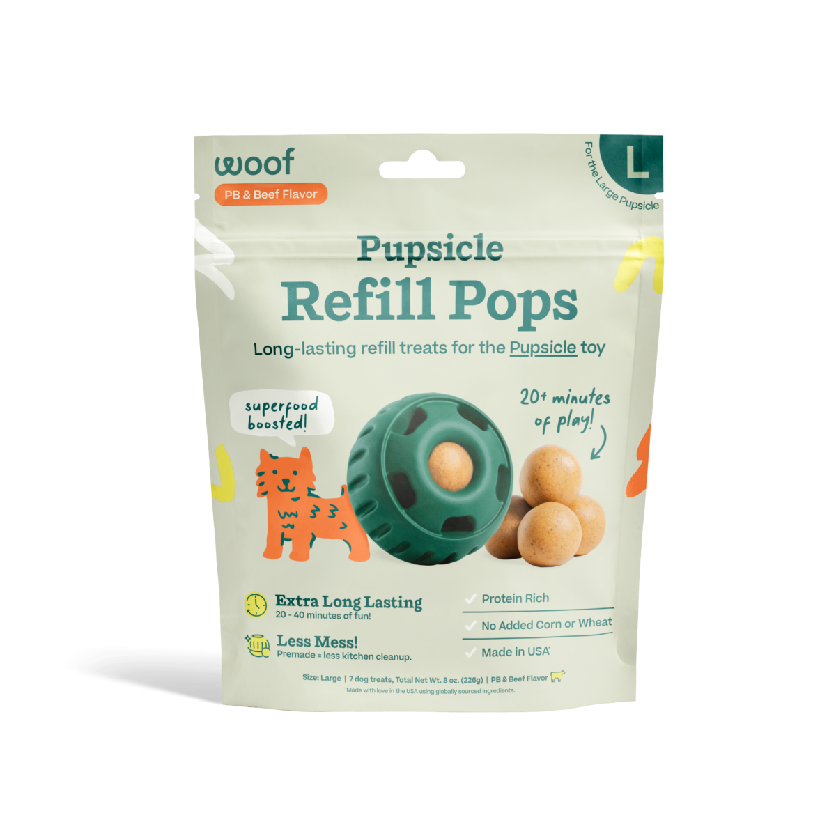 Pupsicle Pops: Beef / Extra Large