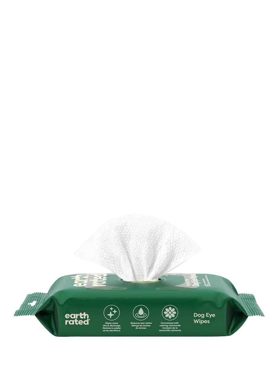 Earth Rated Dog Eye Cleansing Wipes 60ct