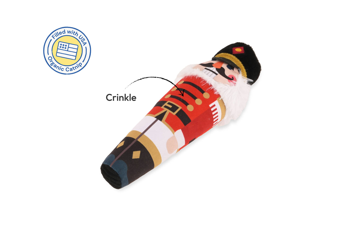 Feline Frenzy Kicker Toy - Jolly Nutcracker