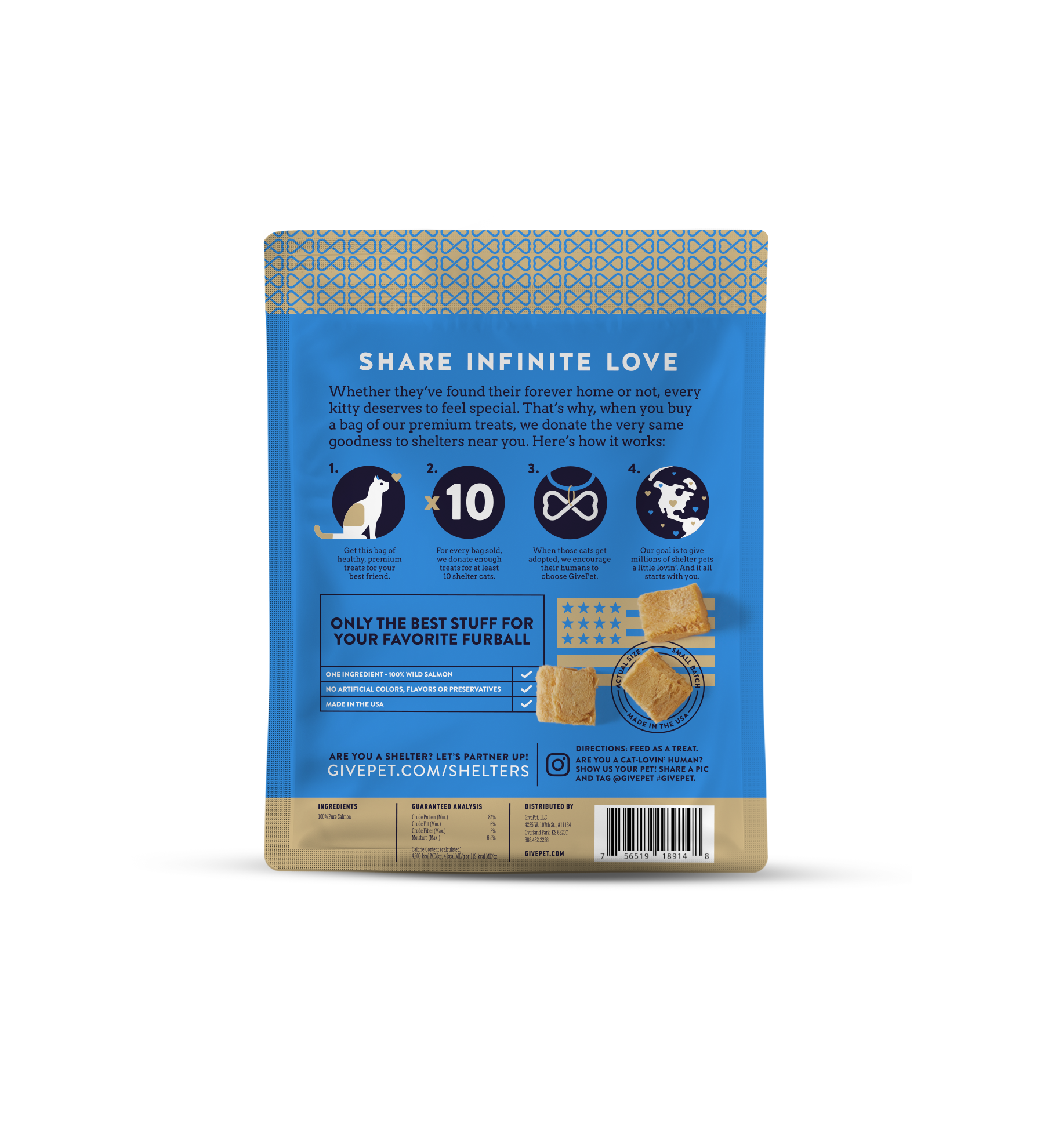 GivePet Purrfect Cast Freeze Dried Cat Treats