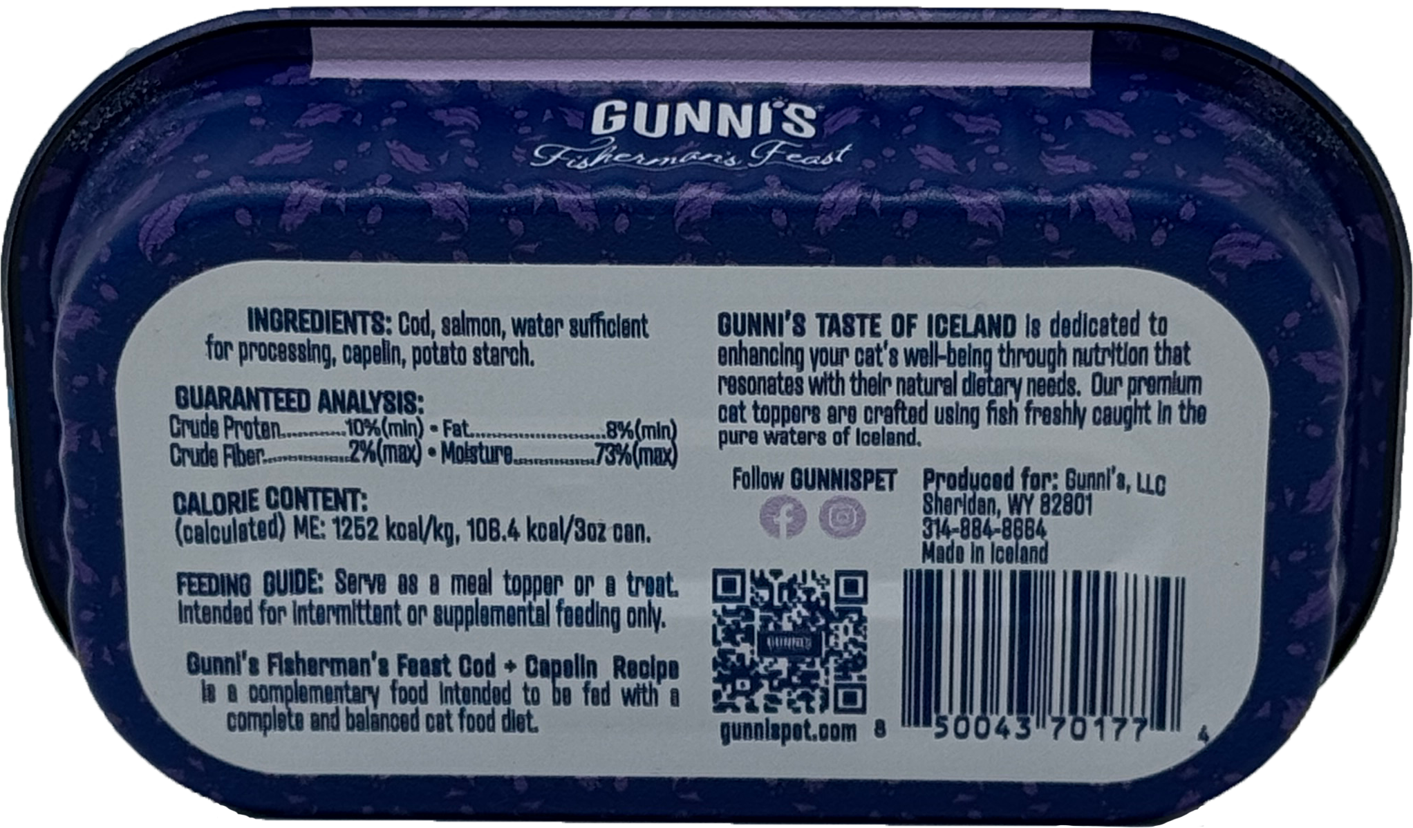 COD & CAPELIN RECIPE FOOD TOPPER FOR CATS