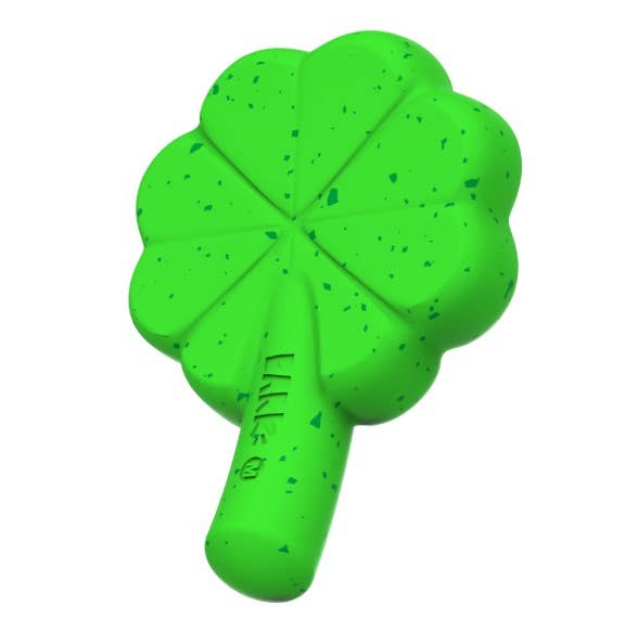 Super Chewer Fur Leaf Clover St. Patrick's Day Dog Toy