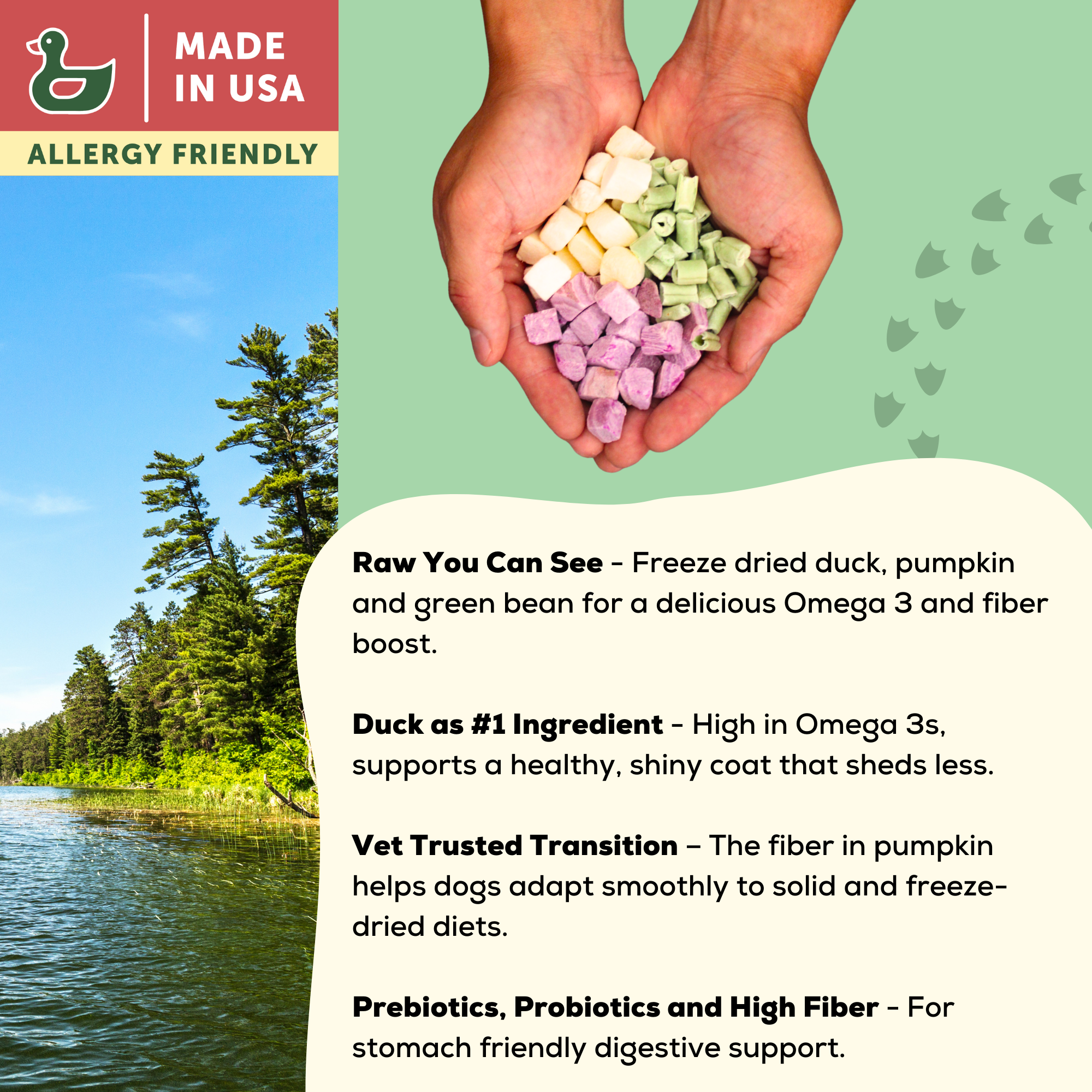 A Better Dog Food - Allergy Friendly Duck | No Chicken, Only Dog, No Meal: 3 lbs