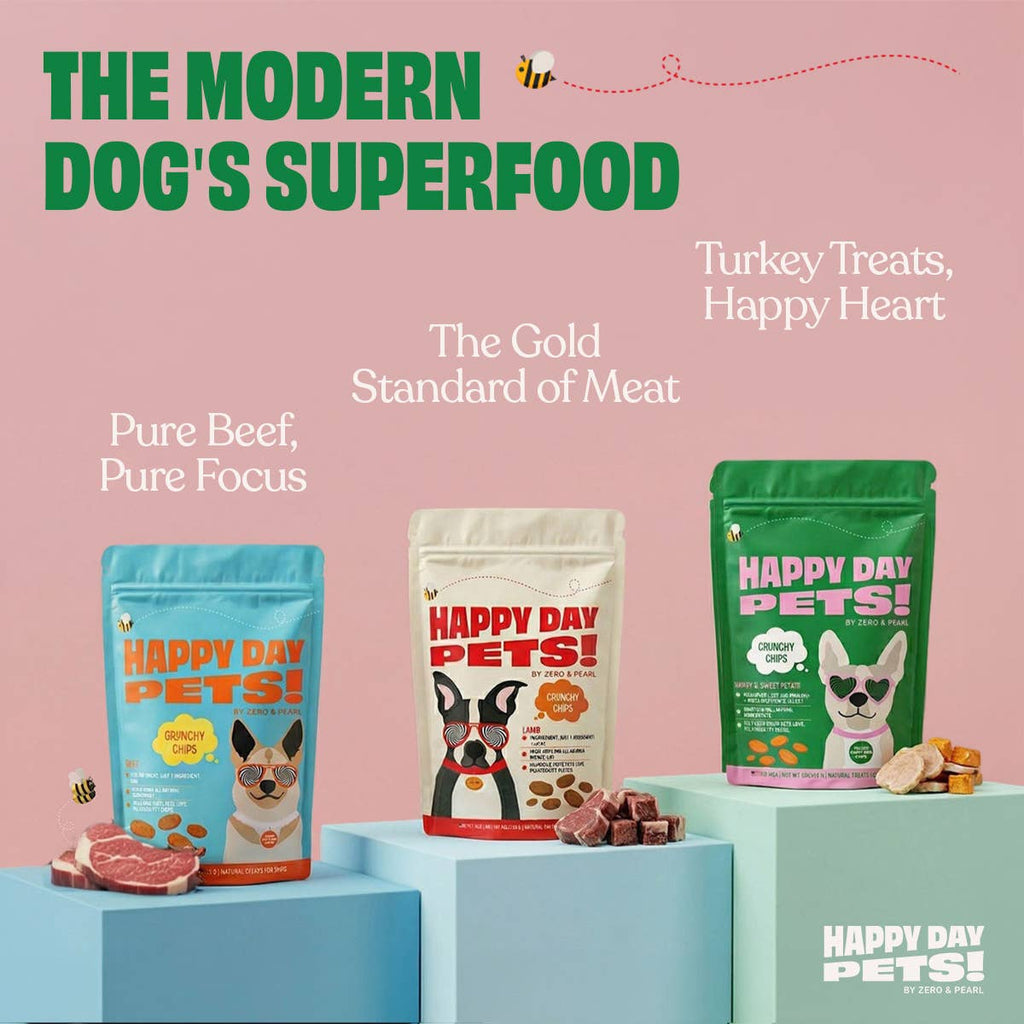 Happy Day Pets Turkey & Sweet Potato Chips Dog Treats