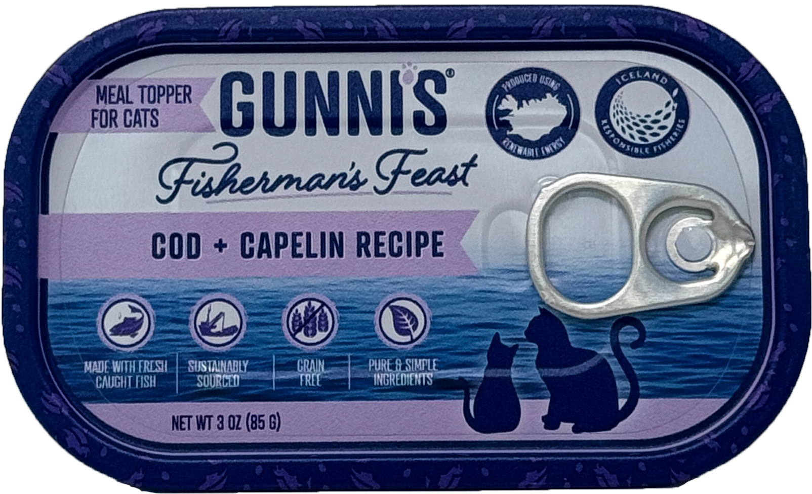 COD & CAPELIN RECIPE FOOD TOPPER FOR CATS