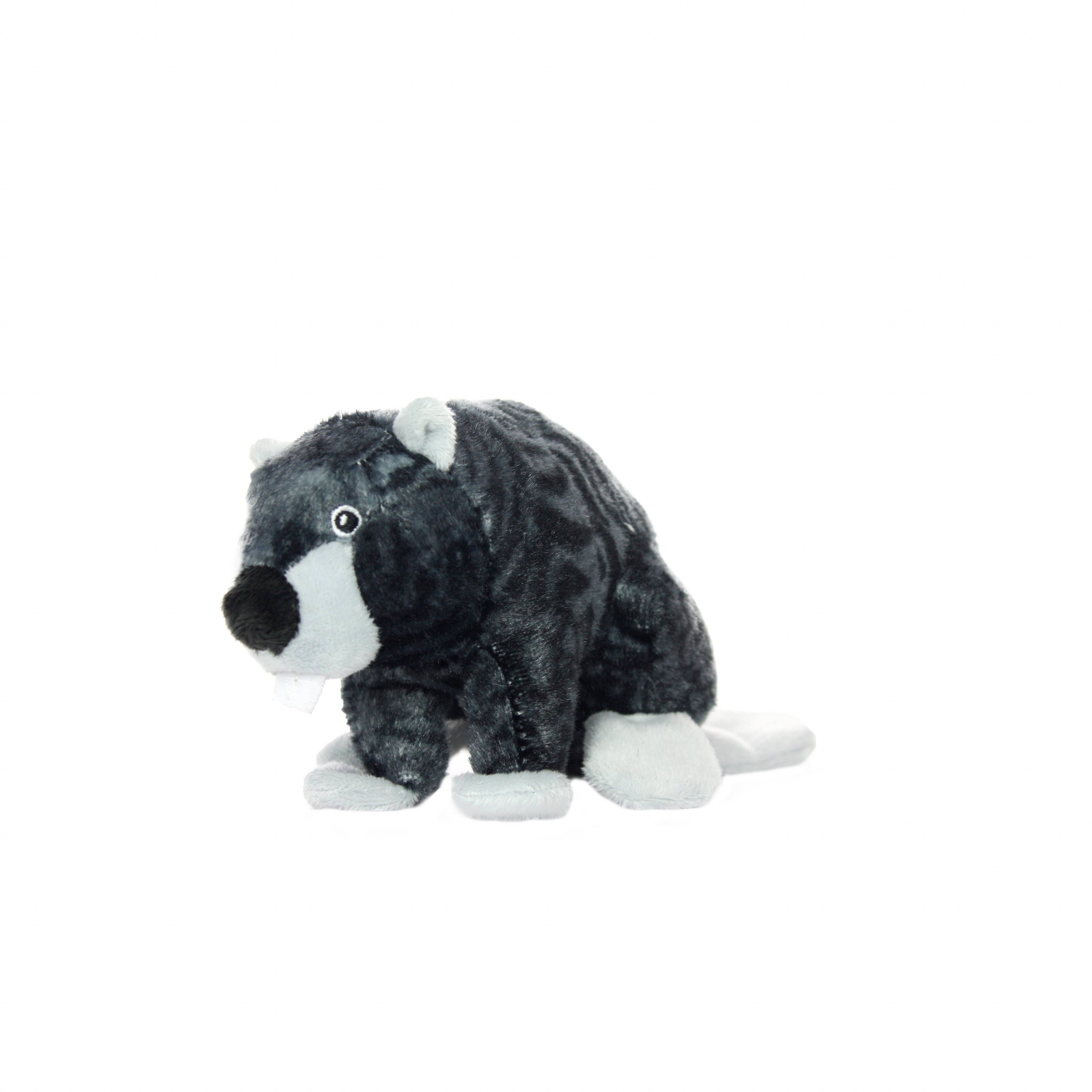 Mighty Jr Nature Beaver, Plush, Squeaky Dog Toy
