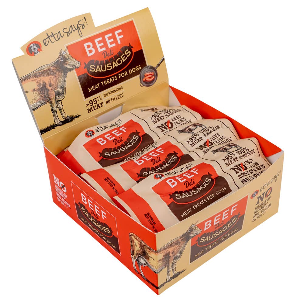 Etta Says! Sausage Link Beef Dog Chew 1.25oz