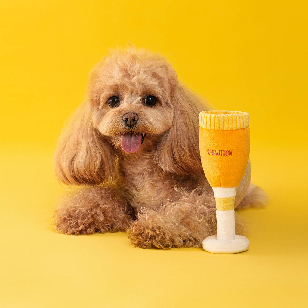 Pawsecco Dog Squeaky Toy