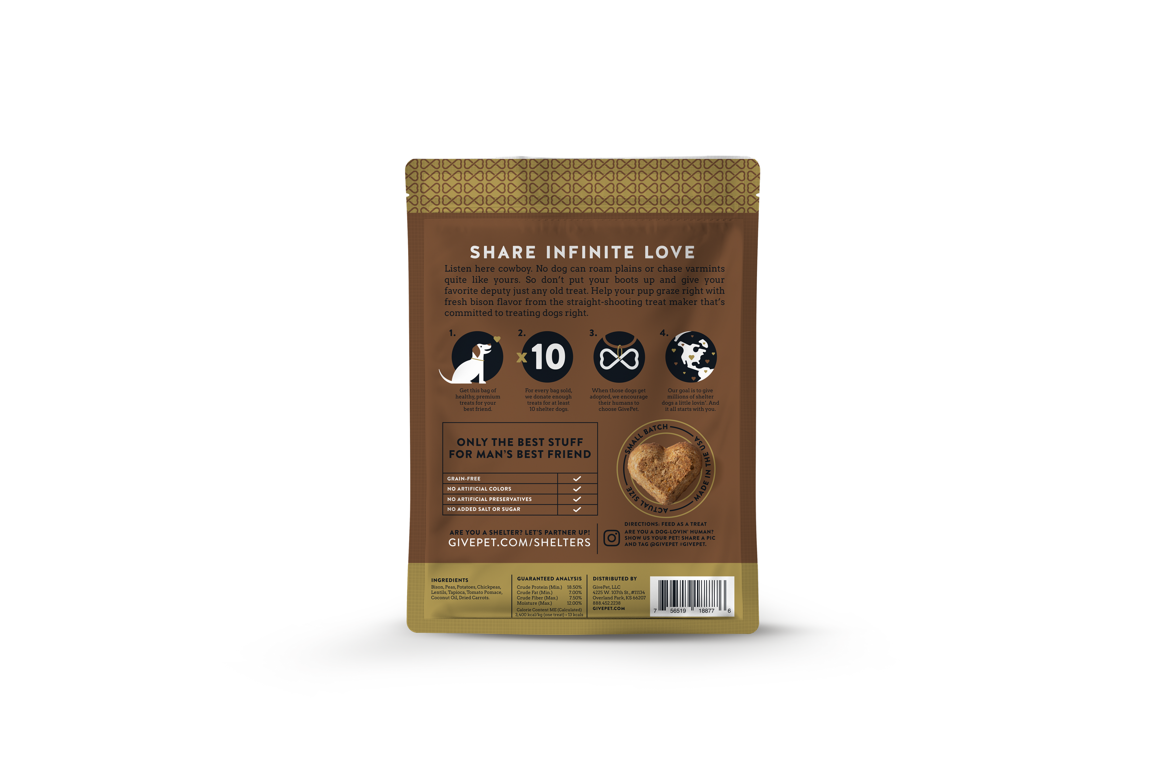 GivePet The Ranch Hand Dog Treats