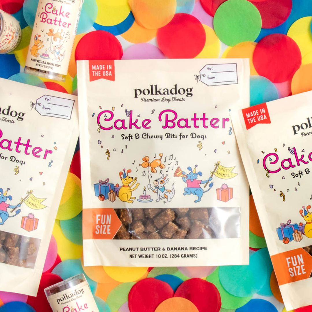 Cake Batter, Peanut Butter & Banana - 10oz - Dog Treats