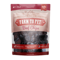 Beef Chips Dog Treats: 12oz
