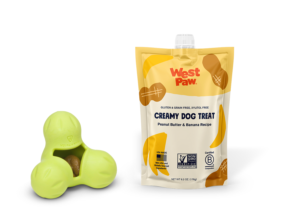 Peanut Butter & Banana Creamy Dog Treats