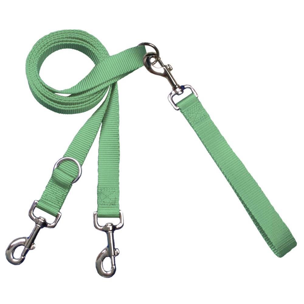 Euro Dog Leash for Freedom No-Pull Dog Harness: Kelly Green / 5/8 inch