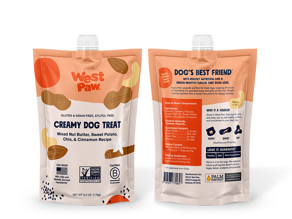 Nut Butter, Sweet Potato & Chia Seed Creamy Treat
