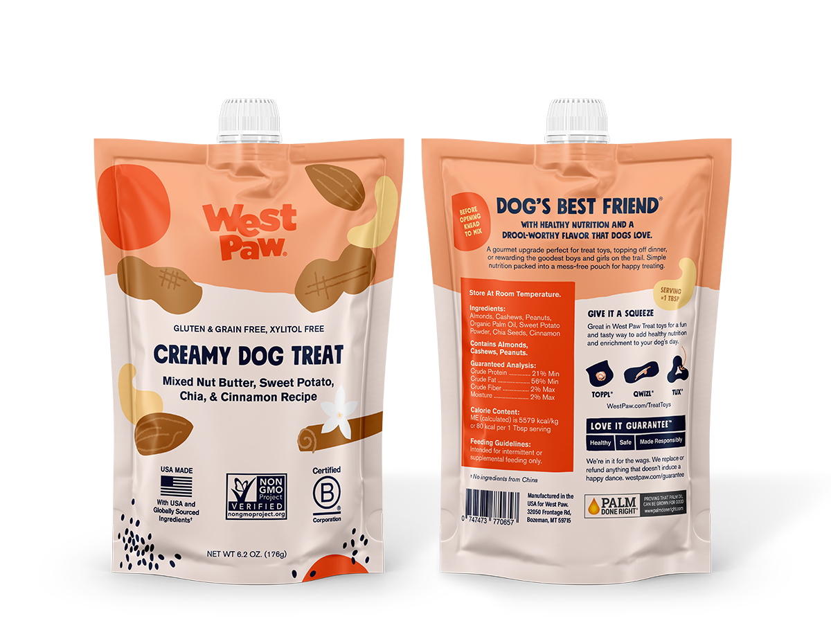 Nut Butter, Sweet Potato & Chia Seed Creamy Treat