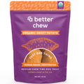 Organic Sweet Potato Chews- Natural Alternative to Rawhides: Standard 1 Pack