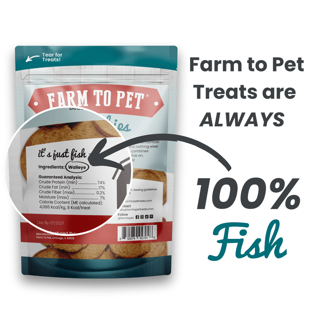 Fish Chips Dog Treats: 12oz