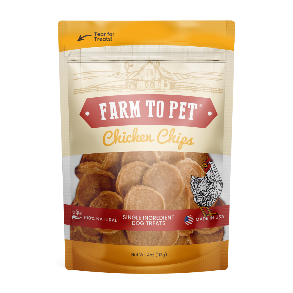 Chicken Chips Dog Treats: 12oz