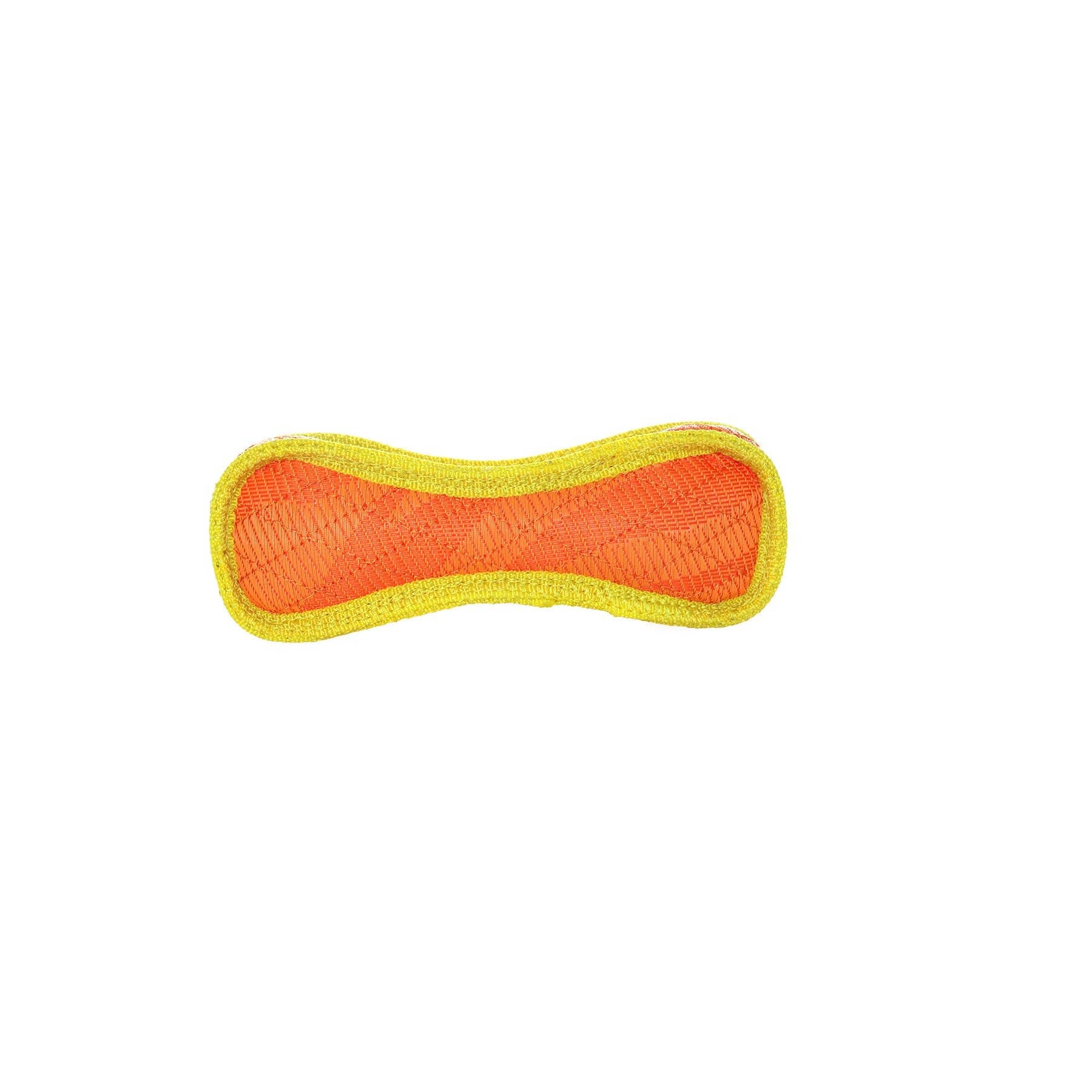 DuraForce Jr Bone Tiger - Orange, Durable, Squeaky Dog Toy