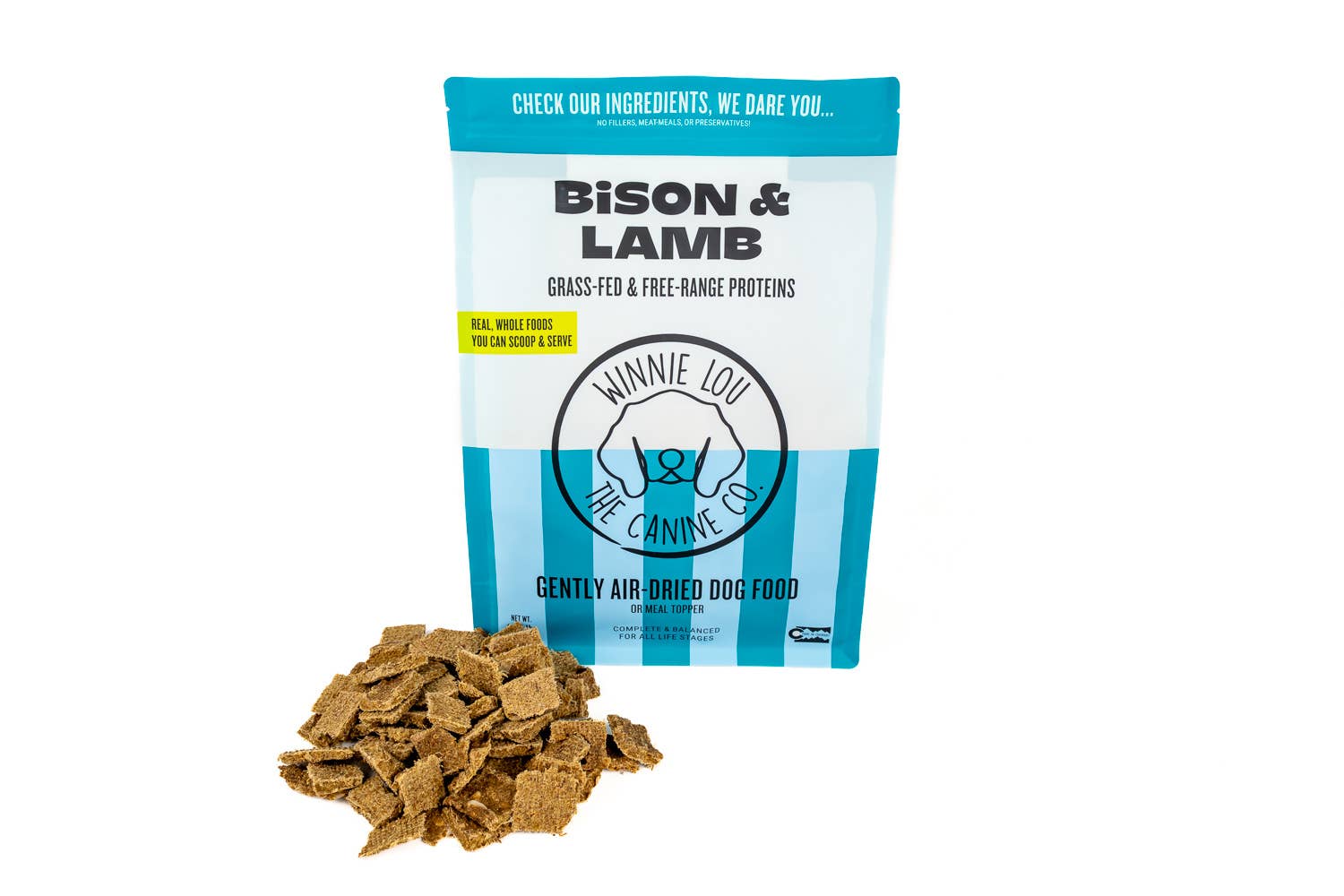 Air-Dried Dog Food - Bison + Lamb