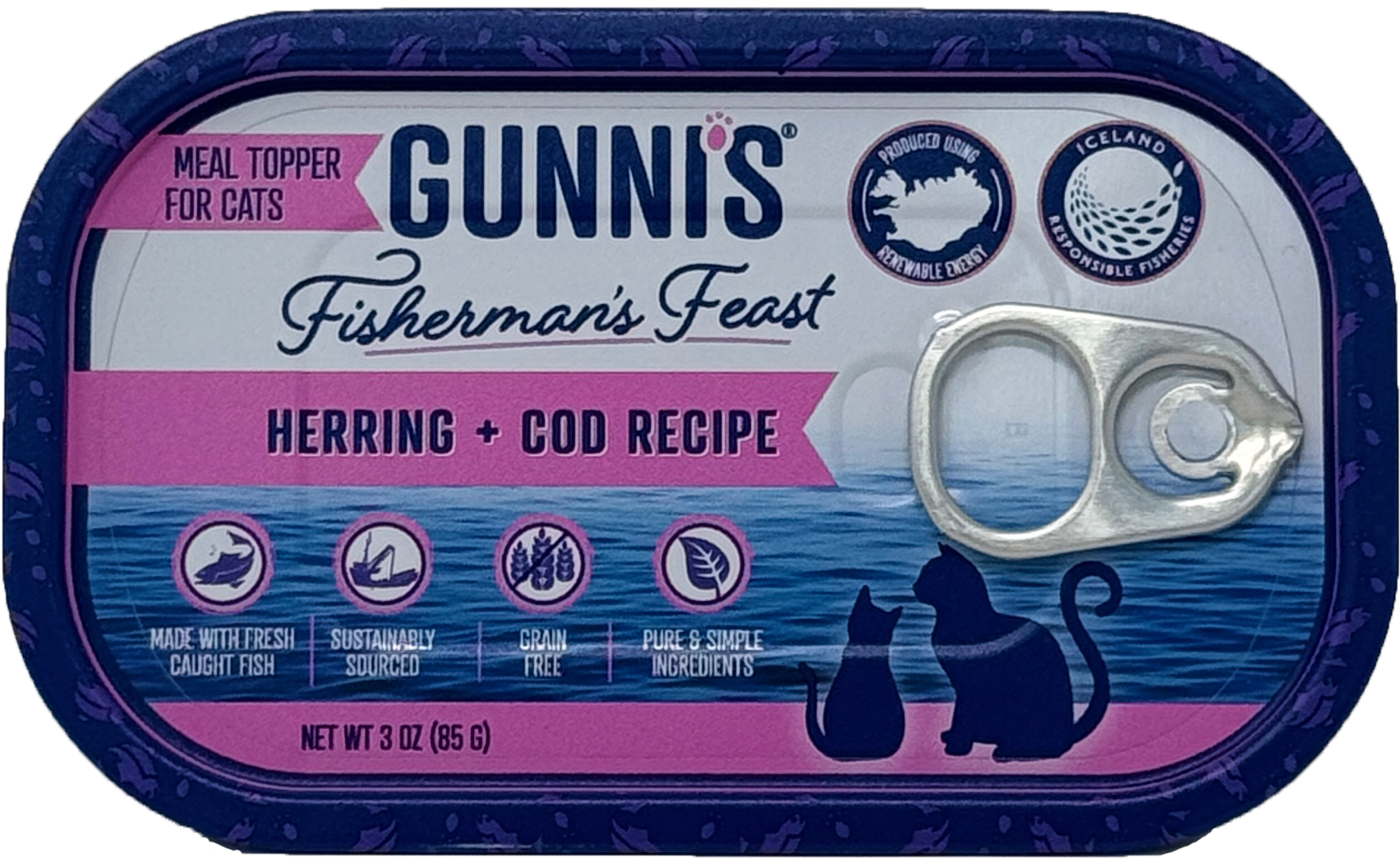 HERRING & COD RECIPE FOOD TOPPER FOR CATS