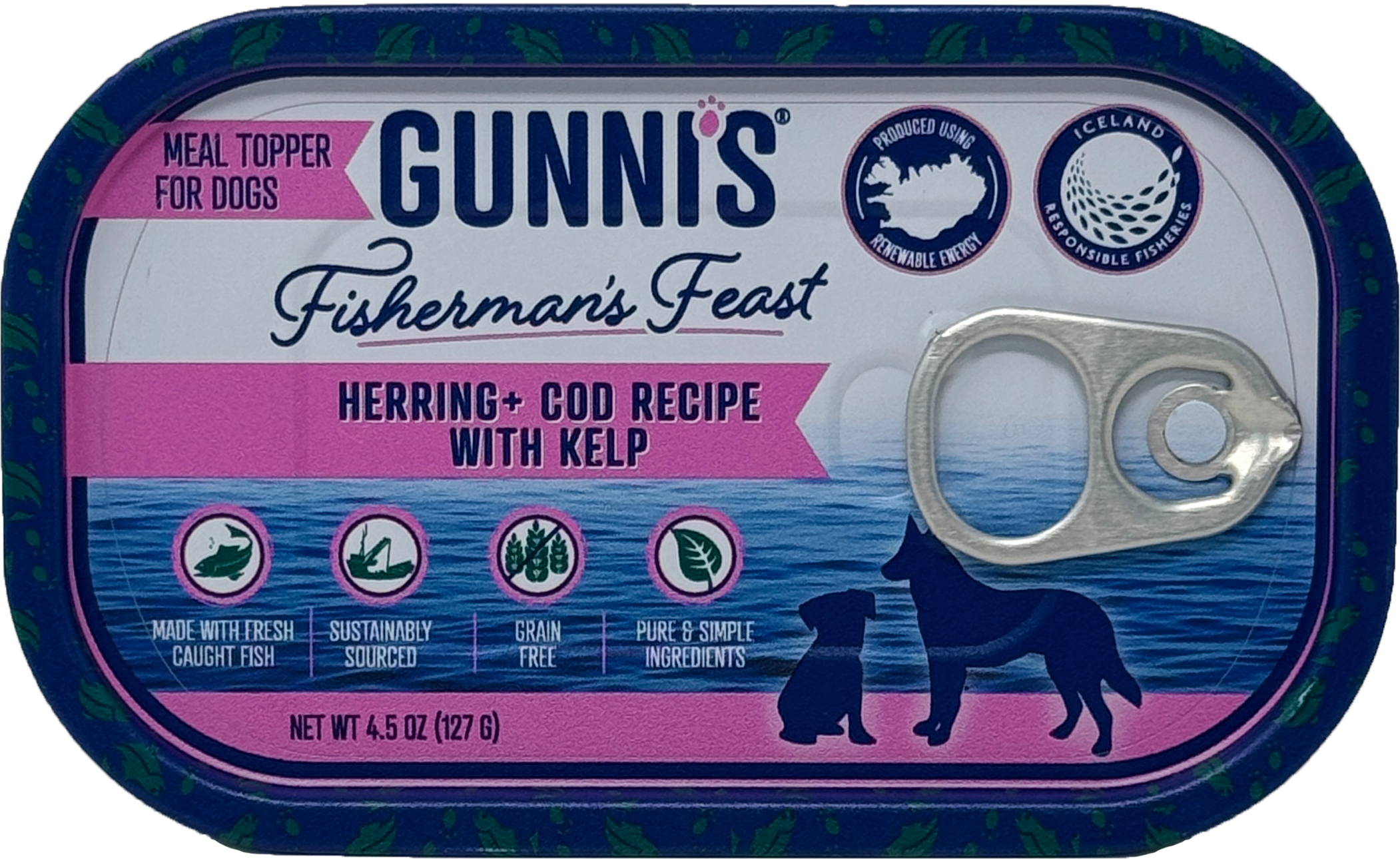 HERRING & COD RECIPE W/ KELP FOOD TOPPER FOR DOGS